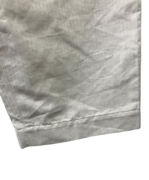 HAVERSACK（ハバーサック）HAVERSACK (ハバーサック) コットンリネンヘリンボーンベイカーパンツ グレー サイズ:1の古着・服飾アイテム