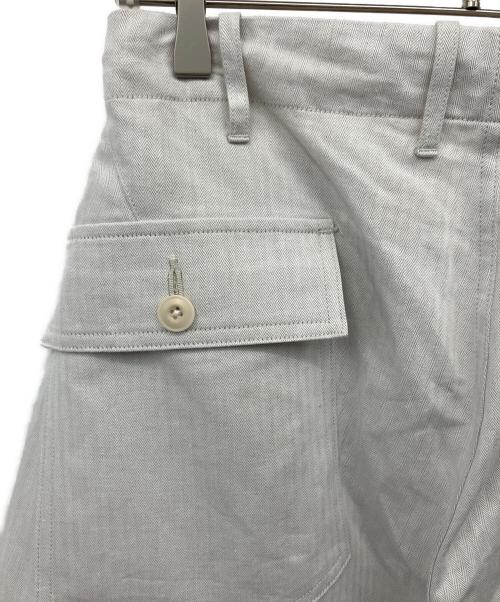 HAVERSACK（ハバーサック）HAVERSACK (ハバーサック) コットンリネンヘリンボーンベイカーパンツ グレー サイズ:1の古着・服飾アイテム