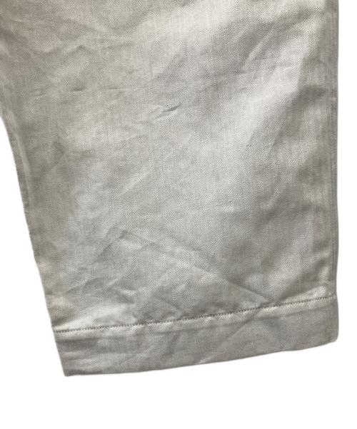 HAVERSACK（ハバーサック）HAVERSACK (ハバーサック) コットンリネンヘリンボーンベイカーパンツ グレー サイズ:1の古着・服飾アイテム