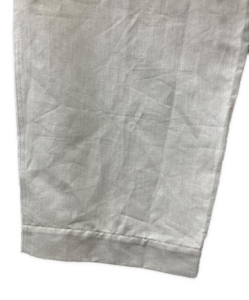 HAVERSACK（ハバーサック）HAVERSACK (ハバーサック) コットンリネンヘリンボーンベイカーパンツ グレー サイズ:1の古着・服飾アイテム