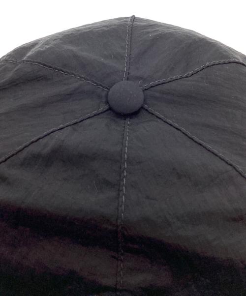 STONE ISLAND（ストーンアイランド）STONE ISLAND (ストーンアイランド) ナイロンメタルロゴ6パネルキャップ ブラック サイズ:Lの古着・服飾アイテム
