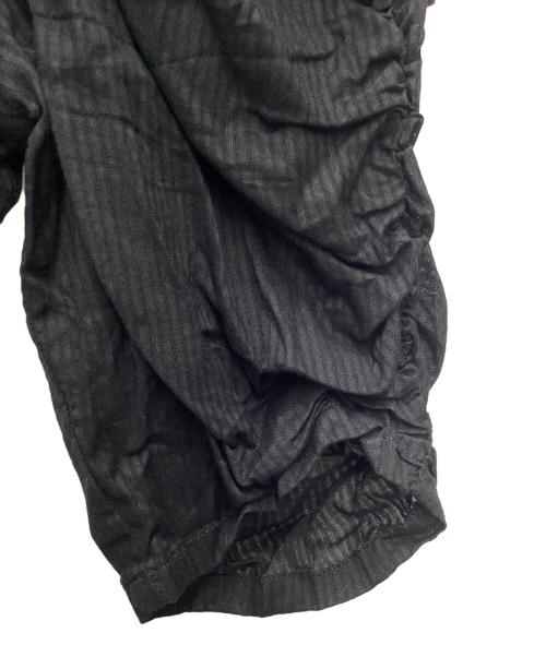 ne quittez pas（ヌキテパ）ne quittez pas (ヌキテパ) Dobby Stripe Plain Dress ブラック サイズ:SIZE Freeの古着・服飾アイテム