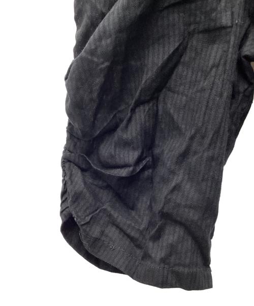 ne quittez pas（ヌキテパ）ne quittez pas (ヌキテパ) Dobby Stripe Plain Dress ブラック サイズ:SIZE Freeの古着・服飾アイテム