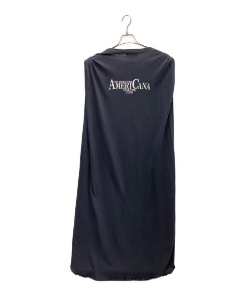 Americana（アメリカーナ）Americana (アメリカーナ) L'appartement (アパルトモン) Back Logo Nosleeve Onepiece グレー サイズ:SIZE FREEの古着・服飾アイテム