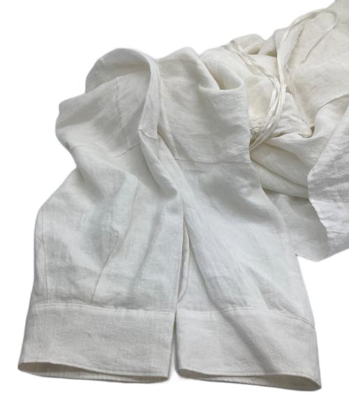 Cacco（カッコ）Cacco (カッコ) リネンドレス　ほぼ日 アイボリー サイズ:Tの古着・服飾アイテム