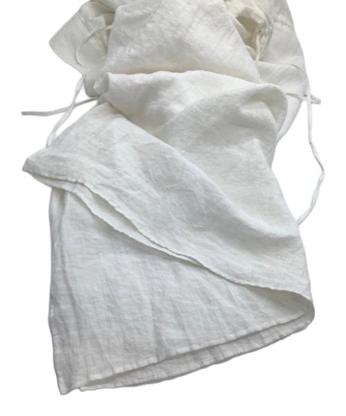 Cacco（カッコ）Cacco (カッコ) リネンドレス　ほぼ日 アイボリー サイズ:Tの古着・服飾アイテム