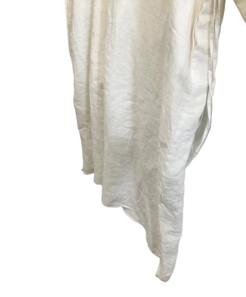 Cacco（カッコ）Cacco (カッコ) リネンドレス　ほぼ日 アイボリー サイズ:Tの古着・服飾アイテム