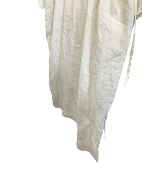 Cacco（カッコ）Cacco (カッコ) リネンドレス　ほぼ日 アイボリー サイズ:Tの古着・服飾アイテム