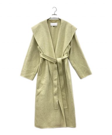 ルシェルブルーbig collar belted maxiなぐもふうか coat 中古・古着通販】LE CIEL BLEU (ルシェルブルー) Big Collar Belted