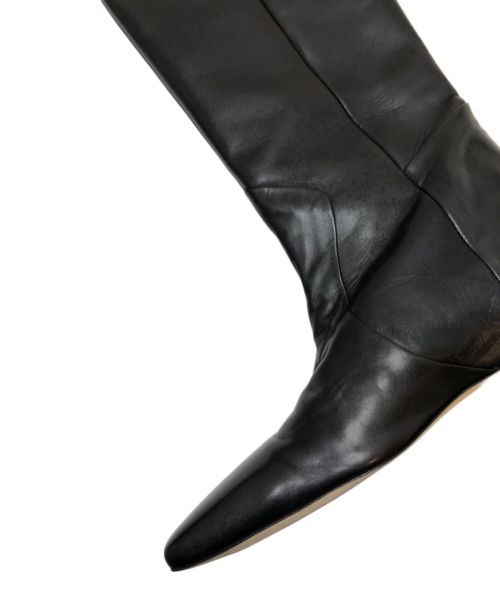 CORSO ROMA 9（コルソローマノーヴェ）CORSO ROMA 9 (コルソローマノーヴェ) ロングブーツ ブラック サイズ:37の古着・服飾アイテム