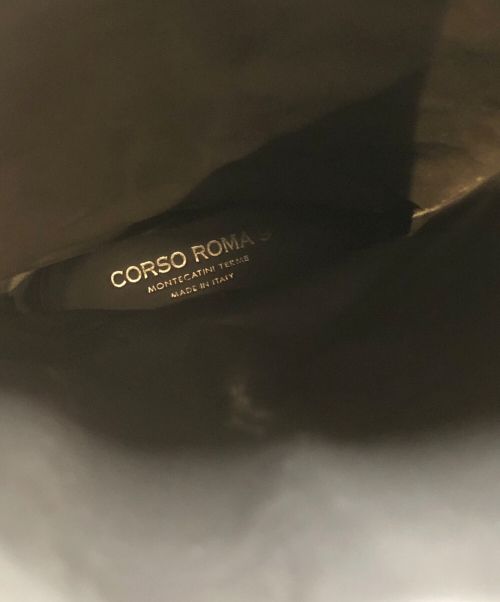 CORSO ROMA 9（コルソローマノーヴェ）CORSO ROMA 9 (コルソローマノーヴェ) ロングブーツ ブラック サイズ:37の古着・服飾アイテム