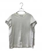 3.1 phillip limスリーワンフィリップリム）の古着「ラッフルパネルTシャツ」｜ホワイト