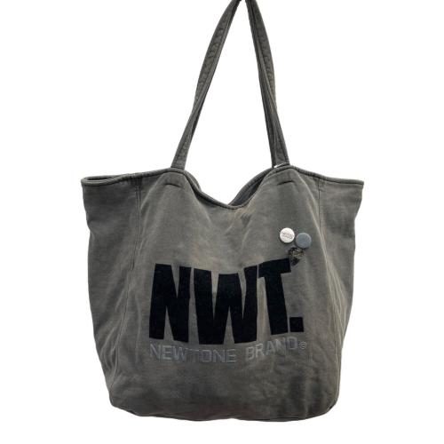 newtone（ニュートン）newtone (ニュートン) DEUXIEME CLASSE (ドゥーズィエム クラス) ロゴトートバッグ グレー サイズ:フリーの古着・服飾アイテム