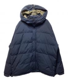 SOFTHYPHEN（ソフトハイフン）の古着「HOODED PUFFER JACKET/パデッドジャケット/中綿ジャケット」｜ネイビー