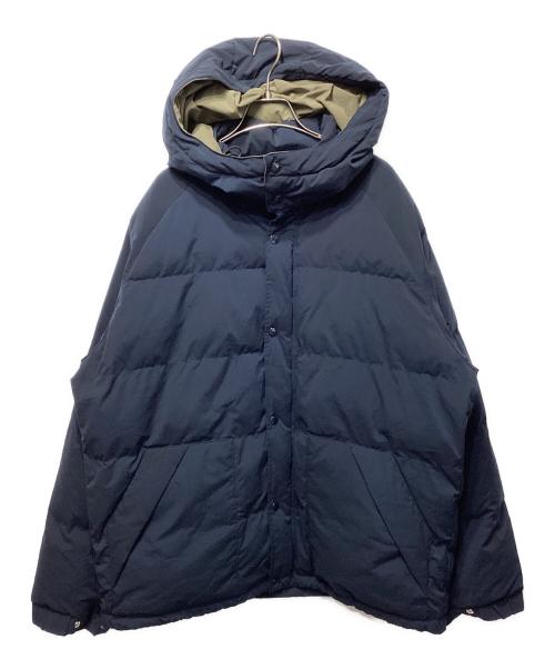 SOFTHYPHEN（ソフトハイフン）SOFTHYPHEN (ソフトハイフン) HOODED PUFFER JACKET/パデッドジャケット/中綿ジャケット ネイビー サイズ:03の古着・服飾アイテム