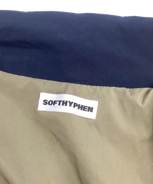 SOFTHYPHEN（ソフトハイフン）SOFTHYPHEN (ソフトハイフン) HOODED PUFFER JACKET/パデッドジャケット/中綿ジャケット ネイビー サイズ:03の古着・服飾アイテム