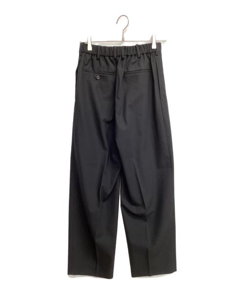 MARKAWARE（マーカウェア）MARKAWARE (マーカウェア) FLAT FRONT TROUSERS ブラック サイズ:SIZE2の古着・服飾アイテム