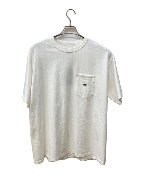 THE NORTHFACE PURPLELABEL（ザ・ノースフェイス パープルレーベル）THE NORTHFACE PURPLELABEL (ザ・ノースフェイス パープルレーベル) 7oz Pocket Tee ホワイト サイズ:XL 未使用品の古着・服飾アイテム