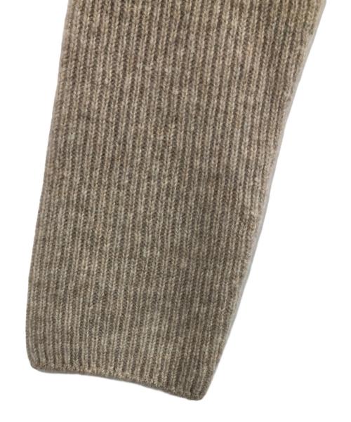 Noble（ノーブル）Noble (ノーブル) アームウォーマー付きニット ベージュ サイズ:FREEの古着・服飾アイテム