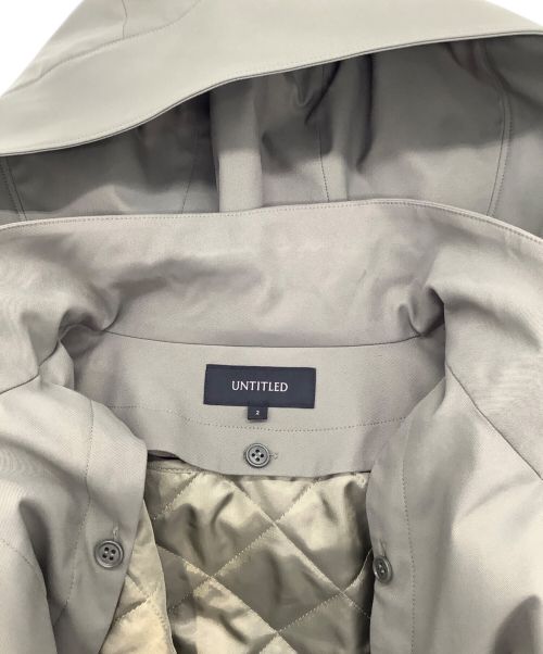 UNTITLED（アンタイトル）UNTITLED (アンタイトル) 中綿ライナー付2WAYフーデットコート オリーブ サイズ:2の古着・服飾アイテム