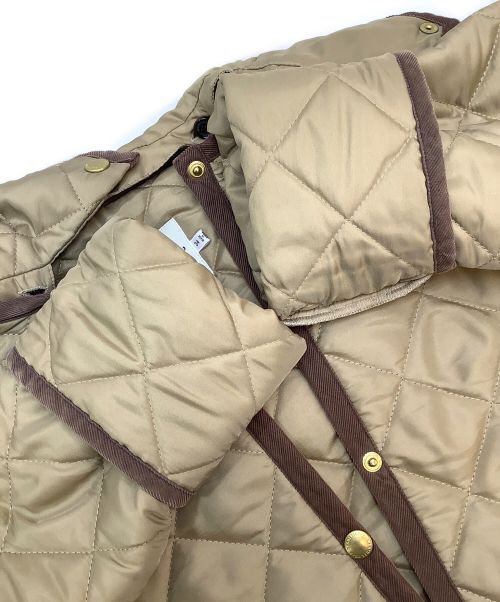 Traditional Weatherwear（トラディショナルウェザーウェア）Traditional Weatherwear (トラディショナルウェザーウェア) キルティングコート ベージュ サイズ:34の古着・服飾アイテム