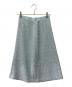 ANAYI（アナイ）の古着「フラッフィーツイードフレア スカート」｜スカイブルー