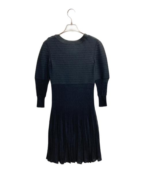 CHANEL（シャネル）CHANEL (シャネル) ニットワンピース ブラック サイズ:34の古着・服飾アイテム