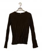 BASERANGEベースレンジ）の古着「ロングスリーブカットソー」｜ブラウン