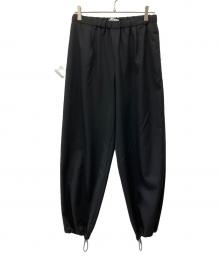 GALERIE VIE（ギャルリーヴィー）の古着「ウォッシャブルギャバイージーパンツ」｜ブラック