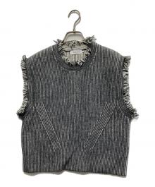 ANNUAL（アニュアル）の古着「Fringe Vest/フリンジ ベスト」｜グレー