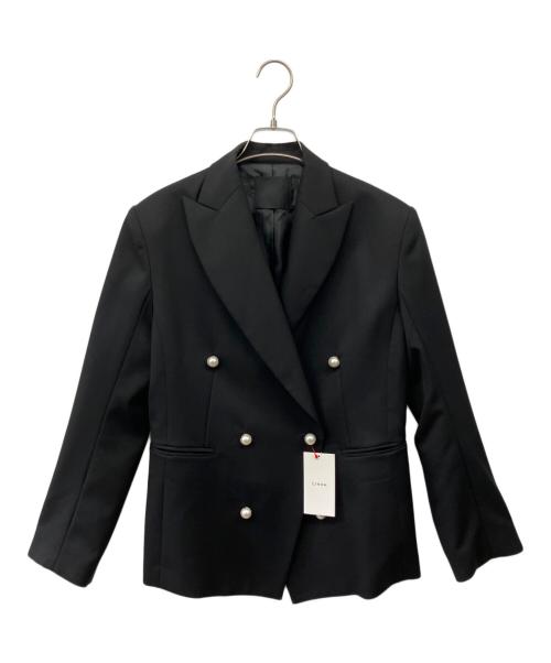 CINOH（チノ）CINOH (チノ) OBLIQUE W JACKET ブラック サイズ:38の古着・服飾アイテム