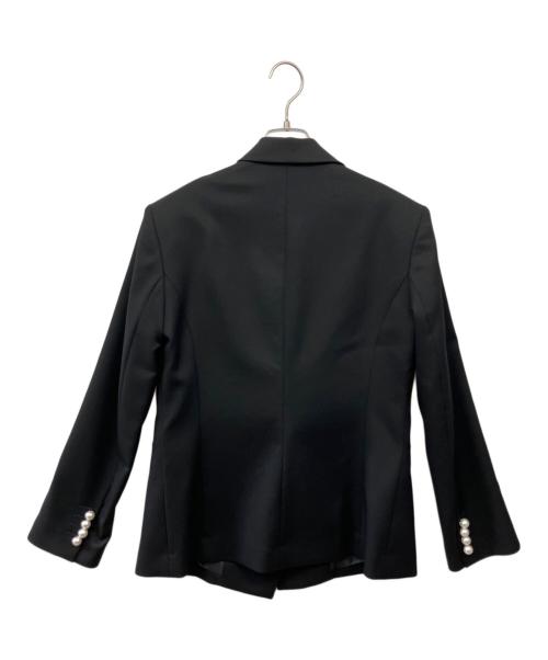 CINOH（チノ）CINOH (チノ) OBLIQUE W JACKET ブラック サイズ:38の古着・服飾アイテム