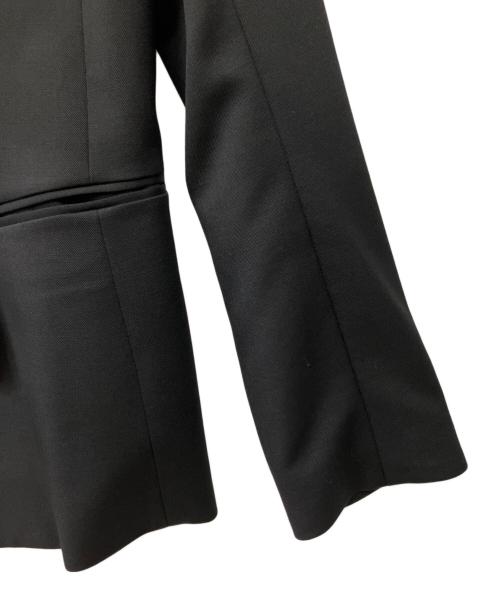 CINOH（チノ）CINOH (チノ) OBLIQUE W JACKET ブラック サイズ:38の古着・服飾アイテム