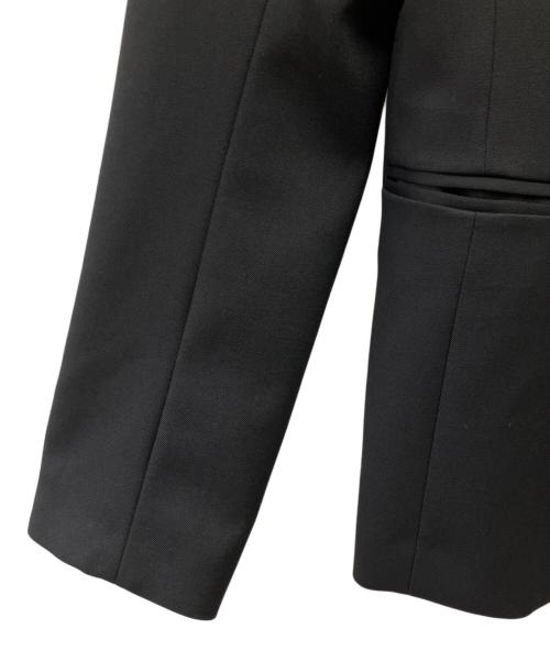 CINOH（チノ）CINOH (チノ) OBLIQUE W JACKET ブラック サイズ:38の古着・服飾アイテム