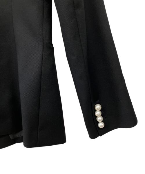 CINOH（チノ）CINOH (チノ) OBLIQUE W JACKET ブラック サイズ:38の古着・服飾アイテム