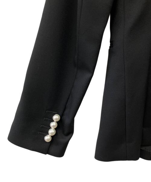 CINOH（チノ）CINOH (チノ) OBLIQUE W JACKET ブラック サイズ:38の古着・服飾アイテム