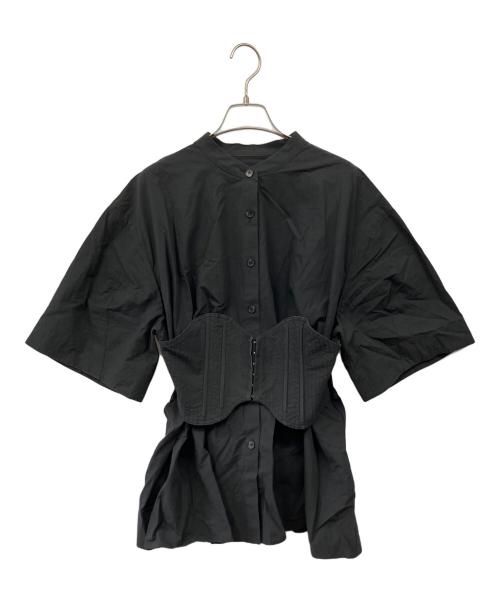 AKIRA NAKA（アキラナカ）AKIRA NAKA (アキラナカ) Flore layered bustier PO ブラック サイズ:2の古着・服飾アイテム