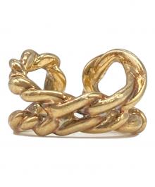 Fauvirame（フォーヴィレイム）の古着「Roots Round Pinky&Cuff」｜ゴールド