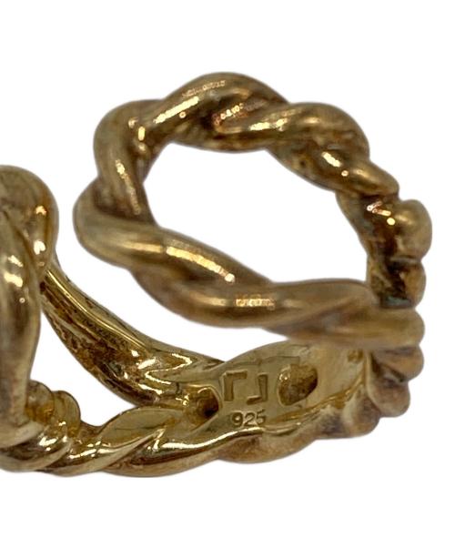 Fauvirame（フォーヴィレイム）Fauvirame (フォーヴィレイム) Roots Round Pinky&Cuff ゴールド サイズ:３号の古着・服飾アイテム