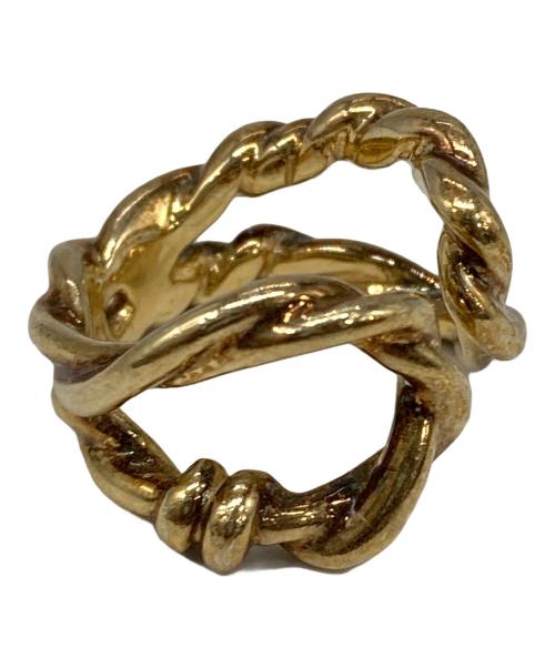 Fauvirame（フォーヴィレイム）Fauvirame (フォーヴィレイム) Roots Round Pinky&Cuff ゴールド サイズ:３号の古着・服飾アイテム