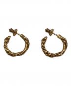 Fauvirameフォーヴィレイム）の古着「Roots Earrings」｜ゴールド