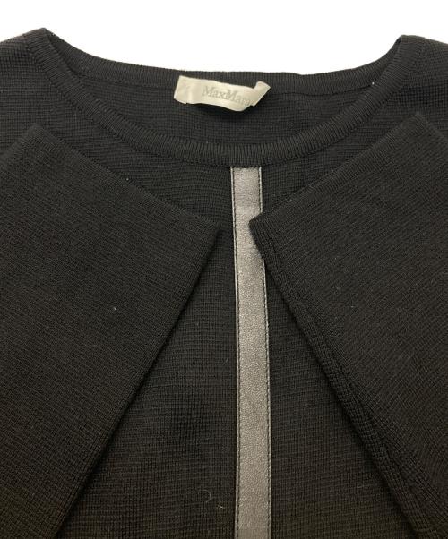 MaxMara（マックスマーラ）MaxMara (マックスマーラ) ニットワンピース ブラック サイズ:Mの古着・服飾アイテム