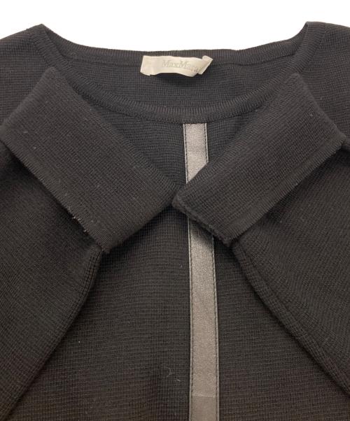 MaxMara（マックスマーラ）MaxMara (マックスマーラ) ニットワンピース ブラック サイズ:Mの古着・服飾アイテム
