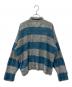 U by Spick&Span (ユー バイ スピック＆スパン) ラメボーダーニットプルオーバー ブルー サイズ:F：7000円