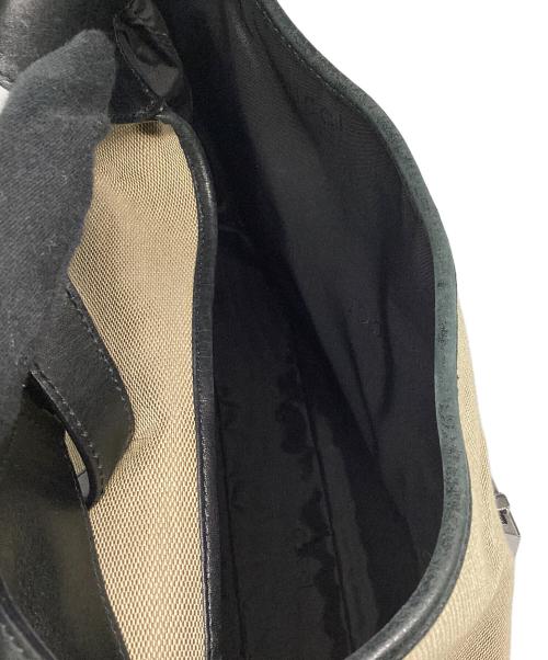 GUCCI（グッチ）GUCCI (グッチ) ワンショルダーバッグ ベージュ×ブラックの古着・服飾アイテム