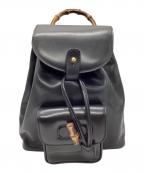 GUCCIグッチ）の古着「バンブーミニリュック」｜ブラック