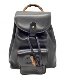 GUCCI（グッチ）の古着「バンブーミニリュック」｜ブラック