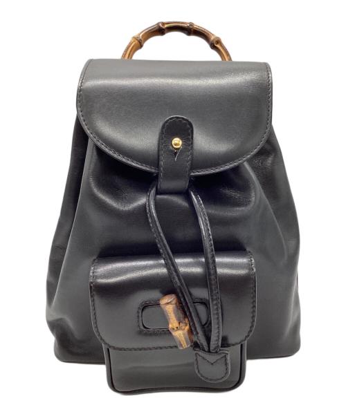 GUCCI（グッチ）GUCCI (グッチ) バンブーミニリュック ブラックの古着・服飾アイテム