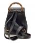 GUCCI (グッチ) バンブーミニリュック ブラック：36000円