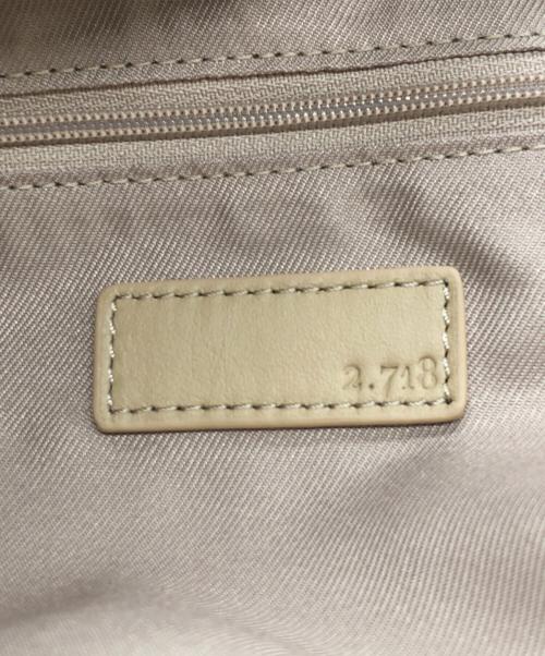 2.718（ニーテンナナイチハチ）2.718 (ニーテンナナイチハチ) BIGショルダーバッグ ベージュの古着・服飾アイテム